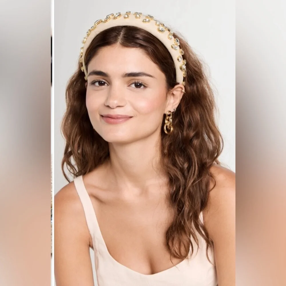 Lele Sadoughi Glittering Crystal Alice Headband